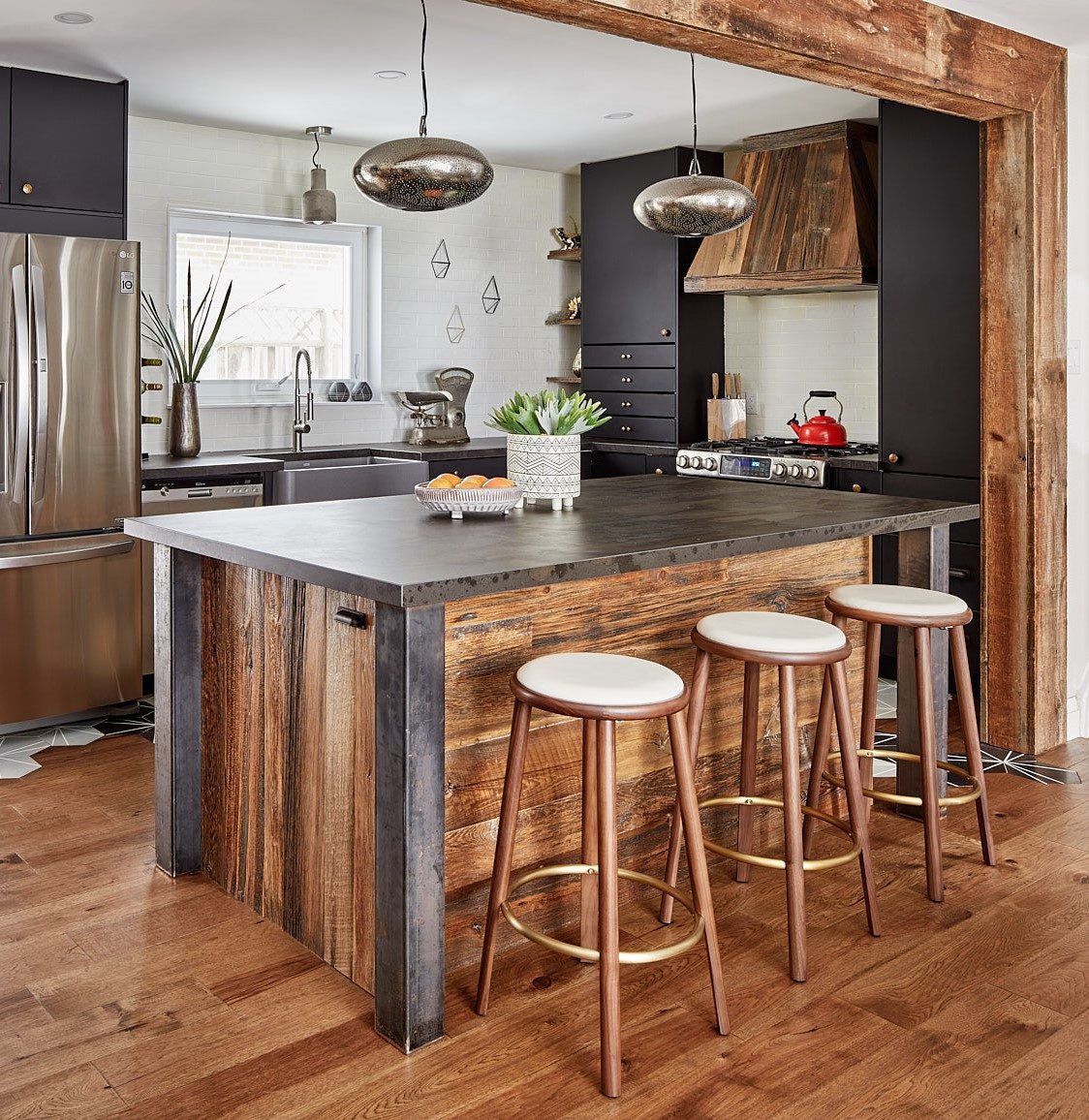 Rustic Farmhouse Kitchen Island