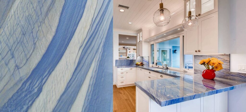 ideas for quartz countertop colour to match oak cabinets Multi Colored Quartz