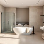 Modern bathroom remodel