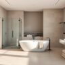 Modern bathroom remodel