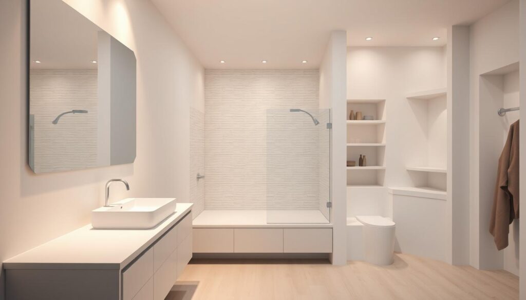 maximize bathroom space