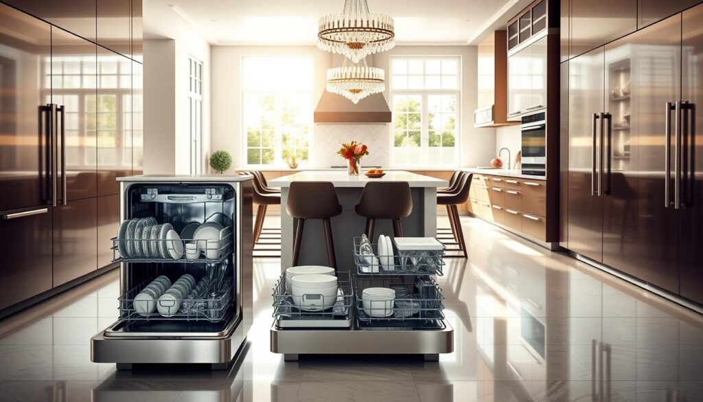 dual dishwashers kitchen efficiency